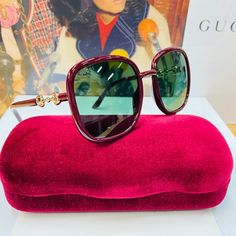 Brand New / Authentic Gucci Gg0893s Sunglasses Model Number: Gg0893s003 Sunglasses From Gucci Composition: Acetate Made In Italy Style 003 Arm Length 140 Mm, Bridge 21 Mm, Fit International Free Shipping Gucci Sunglasses Women, Gucci Cat Eye Sunglasses, Havana Cat, Black Gold Sunglasses, Sunglasses Model, Italy Style, Tortoise Shell Sunglasses, Pink Sunglasses, Rimless Sunglasses