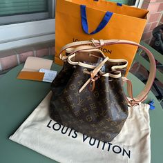 Vintage Petit Noe From Louis Vuitton. A Classic And Timeless Style. Just Repaired All The Leather Parts With The Brand. Never Been Used After That. Brand New. Adjustable Strap. Very Rare To Find In This Condition. Louis Vuitton Outfits, Noe Louis Vuitton, Bags Vintage, Louis Vuitton Bags, Timeless Style, Very Rare, Louis Vuitton Bag, Timeless Fashion, Adjustable Straps