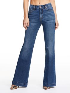 True Love Wide Leg Trouser Jeans in Sia – Jessica Simpson Love Jeans, Trouser Jeans, Wide Leg Trousers, Jessica Simpson, Wide Leg Jeans, Bell Bottoms, Bell Bottom Jeans, True Love, New Look