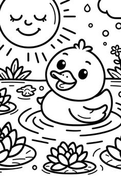 Cute Coloring Pages #salmoncoloringpage Bold Coloring Pages, Drawings For Kids To Color, Cute Drawings To Color, Cute Easy Coloring Pages, Drawing Pages For Kids, Drawing To Print, Toddler Coloring Pages, Drawing For Coloring, Drawing To Color