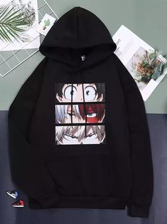 Anime Clothes Outfits, Otaku Outfit, Otaku Clothes, Stile Harry Potter, Anime Sweatshirt, Anime Inspired Outfits, Whatsapp Web, Anime Hoodie