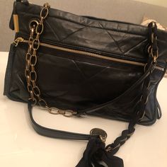 Beautiful Soft Leather, Perfect Condition, Authentic (Purchased From Barneys) Lanvin Bag. This Unique Bag Can Be Worn With Two Chain Straps As A Shoulder Bag Or One Long Strap As A Crossbody. It Has A Zippered Bottom To Expand To Be Slightly Larger Making It Perfect For Travel- Easily Goes From Day To Night! Lanvin Bag, Unique Bags, Day To Night, To Night, Rebecca Minkoff Mac, Lanvin, Chain Strap, Soft Leather, Crossbody Bag