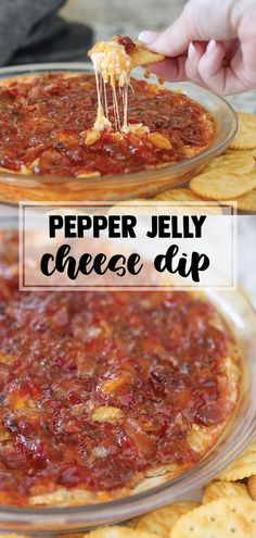 pepper jelly cheese dip Pepper Jelly Cheese Dip, Warm Appetizers, Cheesy Appetizer, Butter Crackers, Cheese Dip Recipes, Dip Recipes Easy