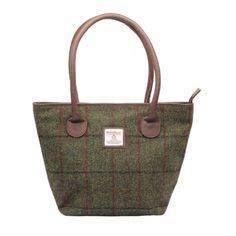 Classic Tote Bag made from Harris Tweed. Genuine leather trims, zip top closure and fully lined. Internal pockets. Dimensions approximately 25cm wide x 30cm tall x 12cm deep. Classic Tweed Rectangular Bag, Classic Rectangular Tweed Bag, Classic Tweed Bags For Everyday Use, Classic Tweed Bag For Everyday Use, Classic Tweed Bags For Everyday, Fall Tweed Shoulder Bag, Brown Tweed Shoulder Bag For Everyday Use, Rectangular Tweed Shoulder Bag For Travel, Fall Tweed Shoulder Bag For Everyday