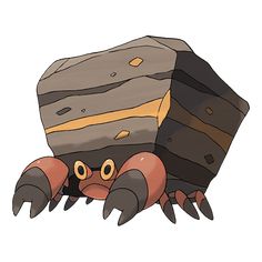 an image of a giant spider crawling out of a rock