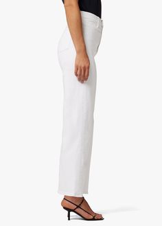 The high-rise, flare Mia jean in White is crafted from our Vintage stretch. The bright white gives this wide leg denim some crispness and the extra stretch means these jeans move with you.11 1/2" RISE28" INSEAM71% Cotton, 27% Lyocell, 2% ElastaneMODEL IS WEARING SIZE 26 11 1/2" front rise 23" leg opening 28" inseam Modern White Full-length Pants, Modern Full-length White Pants, White Flare Jeans With Five Pockets, Trendy White High-rise Flare Jeans, White Flare Pants With Five Pockets, Trendy White Mid-rise Flare Jeans, White Full-length Cotton Flare Jeans, White Full-length Flare Jeans For Spring, White High Rise Flare Jeans With Five Pockets