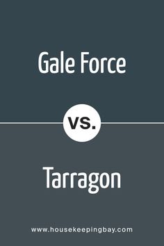 Gale Force SW 7605 by Sherwin Williams vs Tarragon SW 9660 by Sherwin Williams Sw Tarragon Paint, Sherwin Williams Tarragon, Dark Cloudy Sky, Earthy Green, Stormy Sea, Neutral Paint, Moody Blues