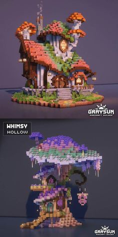 the different types of houses made out of legos