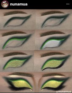 Lumiere Makeup, Shrek Inspired Makeup, Easy Alien Makeup, Snake Makeup Look, Leaf Makeup, Dragon Makeup Look, Dragon Makeup, Halloween Makeup Witch