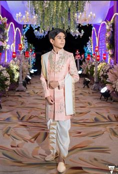 Paithani Blouses, Dhoti Ceremony, Kids Sherwani, Boys Dresses, Kids Indian Wear, Sherwani For Men Wedding, Wedding Kurta For Men, Kids Dress Boys