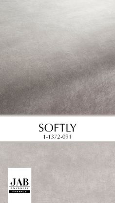 an image of softy bed linens in grey and white colors with the name jab written on it