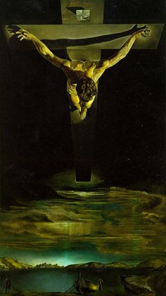 the crucifix is shown in this painting