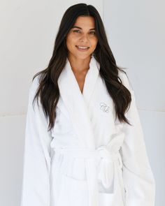 "Longer and slimmer fit. Sturdy stitches. Really absorbent soft cotton. Comparing to other bathrobes, it's much softer and longer. Very thick terry cloth material. Pink is pretty pastel tone. Excellent strong deep stitches. It is better than any of the robes from name brands I bought. Would recommend this to anyone." ⭐⭐⭐⭐⭐ - Kim Y. Verified Buyer✔️ ARE YOU LOOKING FOR A LUXURIOUS SPA ROBE, THAT DRIES WITHIN SECONDS AND WON'T SHED OR PILL? The Velvetica™ Luxury Turkish Cotton Bathrobe is thick, v Spa Robes, Terry Cloth Robe, Luxury Robes, Terry Robe, Brand Me, Pretty Pastel, Hotel Spa, Terry Cloth, Shawl Collar