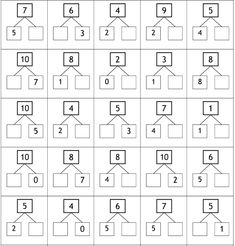 the numbers and symbols in this worksheet are arranged to make it look like they have