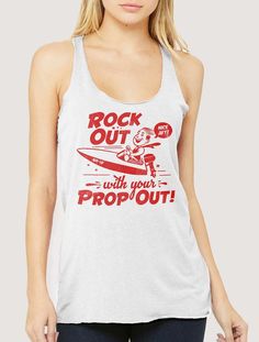 Vintage Boating Tank Top For Women, Rock Out With Your Prop Out Nice Aft Boating Shirts, Funny Boat Graphic Print Racerback Top For Streetwear, Casual Racerback Tops With Letter Print, Casual Racerback Top With Graphic Print, Letter Print Racerback Tops For Streetwear, Racerback Letter Print Tops For Streetwear, Cotton Graphic Print Racerback Tank Top, Casual Printed Scoop Neck Tops, Summer Graphic Print Racerback T-shirt, Retro Tank Tops With Letter Print