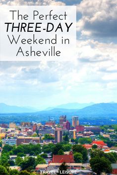 the perfect three - day weekend in nashville, tennessee with text overlaying it