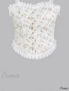 Eromis - Classic Renaissance Corset Waist Camisole - Womens Spaghetti Strap Sleeveless Top, Exuding Elegance and Style Elegant Sleeveless Summer Corset, Feminine White Corset For Summer, Fitted Feminine Sleeveless Camisole, Sleeveless Vest Corset For Spring, Feminine Sleeveless Summer Corset, Summer Cami Vest Corset, Feminine Fitted Summer Vest, White Cami Corset For Spring, Spring Sleeveless Vest Corset