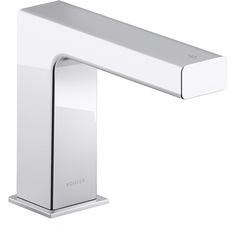 the modern faucet is designed to be clean and ready for use