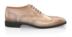 Men`s Oxford Shoes are handcrafted by individual order. Upper material is made by leather, premium leather. Insole and lining materials - leather. Your new shoes will be handcrafted especially for you and delivered for free to your home or office in 1-2 weeks. Included option for free return and remake if the shoes do not fit.Only now all this is available at an exclusive price of $189.00.Proceed with you order now. Elegant Semi-formal Lace-up Shoes With Stitched Sole, Elegant Lace-up Oxfords With Stitched Sole, Beige Leather Lace-up Shoes With Rubber Sole, Classic Beige Lace-up Shoes With Rubber Sole, Elegant Lace-up Cap Toe Shoes With Stitched Sole, Beige Leather Shoes For Formal Occasions, Elegant Almond Toe Oxfords With Stitched Sole, Elegant Oxfords With Stitched Sole And Round Toe, Luxury Leather Shoes With Brogue Detailing And Round Toe