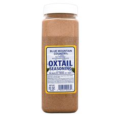 Blue Mountain Country Oxtail Seasoning, 22 oz Pantry Blue Mountain Country Jamaican Seasoning, Beef Seasoning, Oxtail Recipe, Jamaican Oxtail, Dry Rub For Chicken, Steak Rub, Oxtail Stew, Oxtail Recipes, Steak Rubs