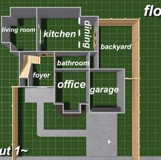 the floor plan for an office building