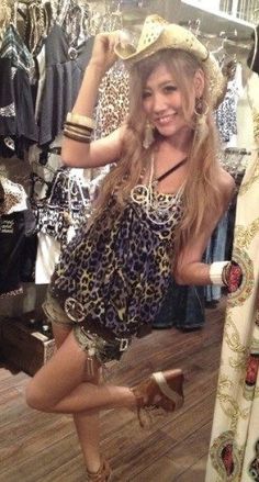 Gyaru Formal, Gyaru Leopard, Gyaru Fits, Outfits 2000s, Animal Print Outfits, Zebra Print Dress, Style Savvy