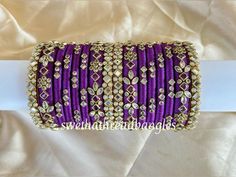 Aari Bangles, Indian Wedding Bangles, Fancy Bangles, Bangle Making, Normal Design, Junk Jewellery, Flower Jewelry Designs