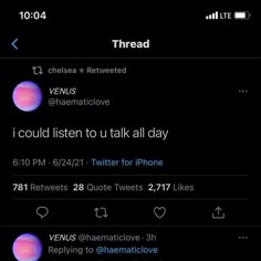 the tweets are being displayed on an iphone's screenshote screen