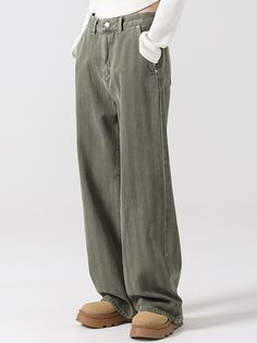 Editor's NotesAVANDRESS' herringbone wide pants with a soft texture and unique mood of AVANDRESS. The pants is comfortable and perfect for casual outfits.- Herringbone wide pants- Pants with a wide fit- Has a long length that covers your ankle- Subtle herringbone pattern- Creates a casual moodMeasurements (inch)S/M/L/XL- Length: 39.4/40.2/41/41.8 inch- Waist: 13/13.8/14.6/15.4 inch- Hip: 19.3/20.1/20.5/20.9 inch- Thigh: 11.8/12.2/12.6/13 inch- Rise: 11.8/12.2/12.6/13 inch- Hem: 9.8/10. Relaxed Fit Wide Leg Pants In Khaki, Khaki Wide Leg Cargo Pants, Baggy Wide Leg Khaki Bottoms, Khaki Wide Leg Bottoms With Relaxed Fit, Baggy Wide Leg Khaki Pants, Khaki Wide-leg Pants, Khaki Wide Leg Pants With Relaxed Fit, Relaxed Fit Khaki Wide-leg Pants, Relaxed Fit Khaki Wide-leg Bottoms