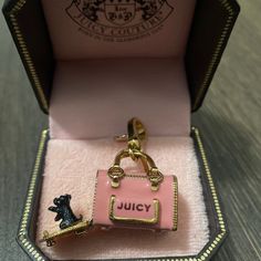 Juicy Couture Dog Career Charm In Excellent Condition. Juicy Couture Charms, Juicy Couture Jewelry, Boarding School, Couture Jewelry, Dog Carrier, Bed Room, Womens Jewelry Bracelets, Juicy Couture, Career