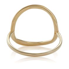 A smooth band presents a large open circle shaped to contour perfectly against your finger for a geometric look with timeless style. Open Circle Ring, Circle Ring, Ring Fit, Perfect Engagement Ring, Circle Shape, Ring Size Guide, Yellow Gold Rings, Timeless Style, Fashion Rings