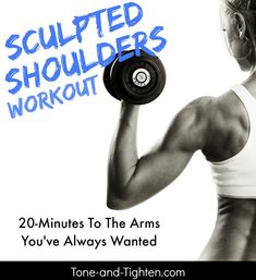 Sculpt Sexy Shoulders At Home Workout Dumbbell Workout At Home, Shoulder Training, Weekly Workout Plans, Workout Plan For Beginners, Weekly Workout, Dumbbell Workout, Shoulder Workout