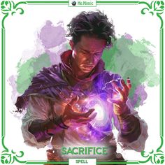 DnD 5e Spell Sacrifice by Me.Mimic Dark Sun, Dungeon Master's Guide, Magic System