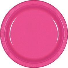 Buy Plasticware Plastic Plates 10.25 In. - Bright Pink 20/pkg. sold at Party Expert Girls Birthday Party Decorations, Party Expert, Valentines Day Dinner, Plastic Ware, Disposable Plates, Pink Solid, Pink Plastic, Plastic Plates, Helium Balloons