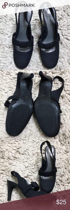 Ann Marino sz 6.5 Black - runs narrow NWOT Beautiful black sling backs, never worn. Size 6.5 medium but they are too narrow for my feet 🙁 I have these shoes in other colors and ❤️ them! Ann Marino Shoes Heels Sling Backs, Other Colors, Mens Flip Flop, Flip Flops, Shoes Heels, Size 6, Running, Sandals, Heels