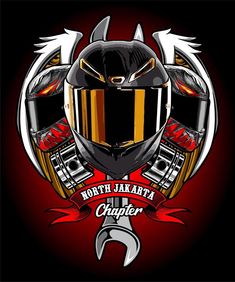 a motorcycle helmet with the words moto jala kapaa chopper on it