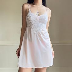 ༄ soft and feminine blush pink sheer slip featuring beautiful floral embroidery bustier and adorned with a diamond droplet ༄ size S ༄ immaculate condition, no flaws 🤍Model's 5ft4 34B 26W 🤍 Free shipping in US 🤍DM me with questions i am happy to answer any questions 🥰 Elegant Pink Camisole With Built-in Bra, Feminine Sheer Camisole, Feminine Camisole With Delicate Straps, Spring Wedding Camisole With Delicate Straps, Feminine Sweetheart Neckline Camisole For Spring, Feminine Sheer Sleeveless Camisole, Feminine Camisole For Daywear, Feminine Camisole With Sweetheart Neckline For Spring, Feminine Wedding Camisole With Delicate Straps