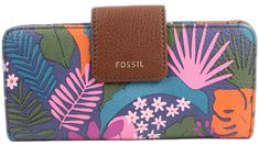 The Colour, Clutch Wallet, Snap Closure, Fossil, Wallet, Collage, Pins, Blue, Color