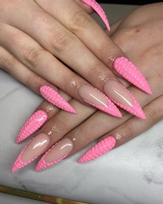 Acrylic Stiletto Nails Summer Nails Square, Beach Nails Art, Summer Stiletto Nails, Oval Acrylic Nails, Acrylic Nails Stiletto, 2023 Nail, Nails Art Ideas, Romantic Nails