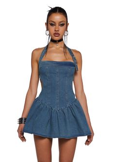 base|blue Fitted Backless Blue Denim Dress, Fitted Blue Backless Denim Dress, Fitted Blue Denim Backless Dress, Blue Denim Backless Dress, Womans Halloween Costume, Halloween Costume Boots, Clueless Cher, Pirate Halloween Costumes, Booties Outfit