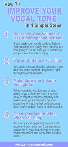 how to improve your vocal tone in 4 simple steps