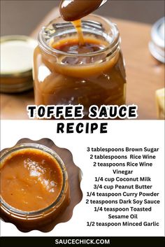 Toffee Sauce recipe Dessert Sauces Recipes, Toffee Sauce Recipe, Ice Cream Sauce, Homemade Toffee, Sweet Sauces, Desserts Ice Cream, Toffee Recipe, Toffee Sauce, Sauces And Dressings