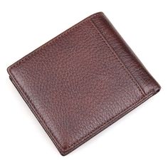 TucciPolo R-8142-3C Mens RFID Wallet Great Cowhide with Real Leather Mens Card Holder Product Description:.100% Guarantee genuine - excellent cow leather.Size approximately 4" W x 4.5" L inches (10cm W x 12.5cm L).Color: Coffee.Weight: 0.10KG .There are 4 card slots, 1 ID windows, 2 secrect pockets, 2 cash layers and a zipper pocket inside..There is a secret pocket on the back..There is a extra part, which have 2 ID windows and 3 card holders. Leather Business Wallet With Coin Pocket, Business Leather Wallet With Coin Pocket, Leather Trifold Business Wallet, Business Leather Trifold Wallet, Brown Wallet With Coin Pocket For Business, Brown Business Wallet With Coin Pocket, Brown Textured Leather Wallet For Business, Brown Trifold Wallet With Smooth Grain For Business, Brown Textured Leather Business Wallet