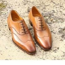 LeatherWear2016 on Storenvy Wing Tip Shoes Men, Tan Shoes Men, Mens Wingtip Shoes, Brown Formal Shoes, Wing Tip Shoes, Dress Shoes For Men, Men Dress Shoes, Slipon Shoes, Wingtip Shoes