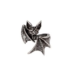 Nighthawk Ring - Size 11/12 - Magick Magick.com Goth Rings Aesthetic, Monster Ring, Strange Rings, Emo Accessories, Alchemy Jewelry, Bat Ring, Pewter Ring, Alchemy Gothic, Gothic Shop