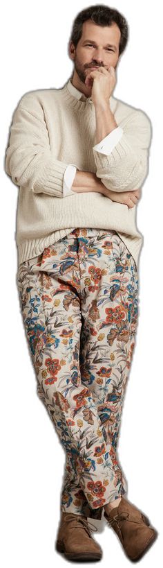 Cotton Floral Print Ankle-length Pants, Cotton Floral Print Patterned Bottoms, Floral Print Cotton Bottoms, Patterned Cotton Bottoms With Floral Print, Patterned Floral Print Cotton Pants, Spring Floral Print Patterned Bottoms, Casual Linen Floral Print Bottoms, Spring Floral Print Patterned Pants, Floral Suit