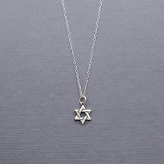 Adjustable Star-shaped Sterling Silver Necklaces, Silver Star Of David Necklace With Adjustable Chain, Nickel-free Sterling Silver Star Of David Necklace, Necklace Extender, Star Of David, Silver Stars, Sterling Silver Jewelry, Charm Necklace, Charms