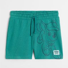 New W/Tags Brand: H&M Paw Patrol Sweat Shorts Dark Turquoise Elastic & Drawstring Waist One Pocket On The Back Lightweight Sweat Fabric Cotton/Polyester Unisex Size 6 Box D Emelbe Design, Party At The Park, Paw Patrol Cookies, Cobra Weave, H&m Brand, My Yellow, Yellow Vest, Paw Patrol Birthday Party, Patrol Party