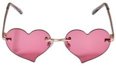 Heart Shaped Glasses, Heart Glasses, Cute Glasses, Heart Sunglasses, Pink Heart, Girls Shopping, Art Classes, All Art, Metal Frame