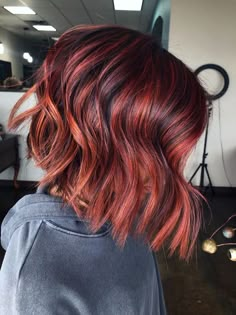 Curly Balayage Hair, Short Red Hair, Hair Color Auburn, Short Hair Balayage, Hair Affair, Short Hair Color, Auburn Hair